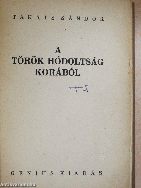 A török hódoltság korából