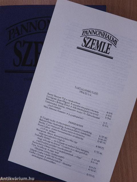 Pannonhalmi Szemle 1995/1.