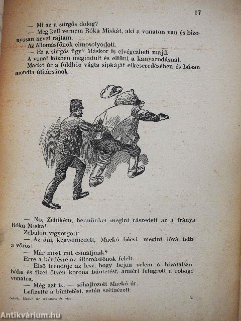 Mackó úr szárazon és vizen