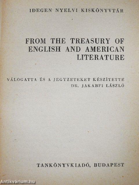 From the Treasury of English and American Literature