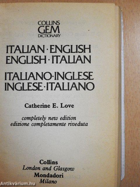 Collins Gem Italian Dictionary