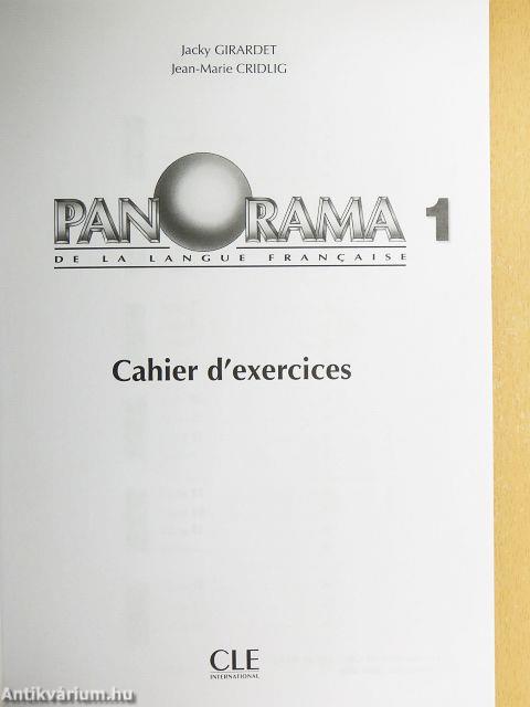 Panorama de la langue francaise 1 - Cahier d'exercices