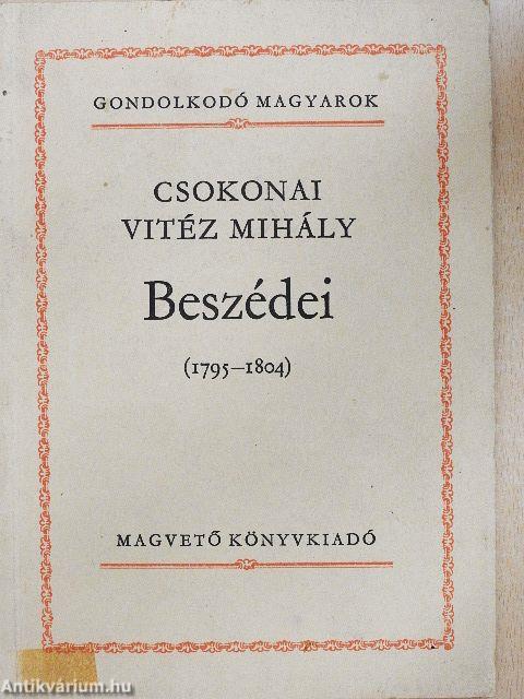 Csokonai Vitéz Mihály beszédei (1795-1804)