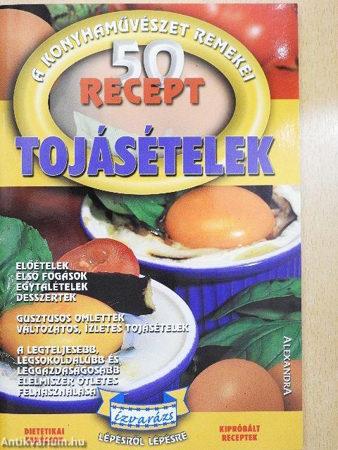 Tojásételek
