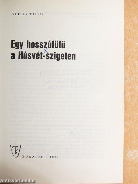 Egy hosszúfülű a Húsvét-szigeten