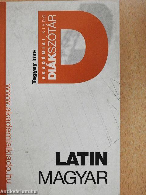 Latin-magyar diákszótár