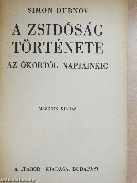 A zsidóság története