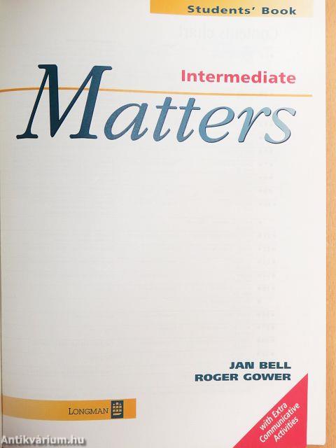 Matters - Intermediate - Students' Book