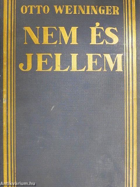 Nem és jellem