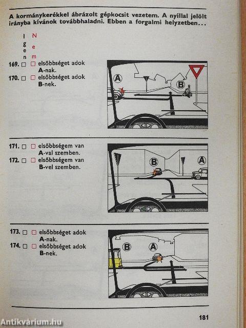 Gyakorló feladatok a közlekedési ismeretek tanulásához