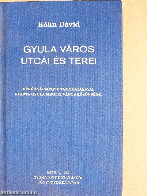 Gyula város utcái és terei