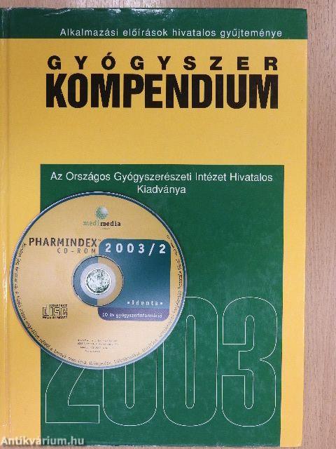 Gyógyszer kompendium 2003 - CD-vel