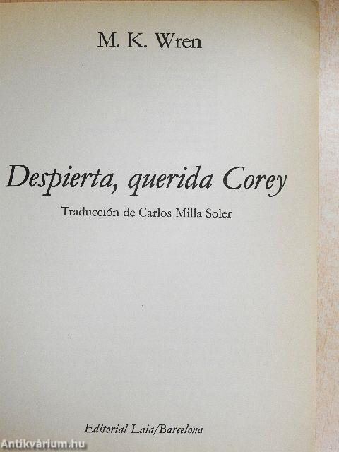 Despierta, querida Corey