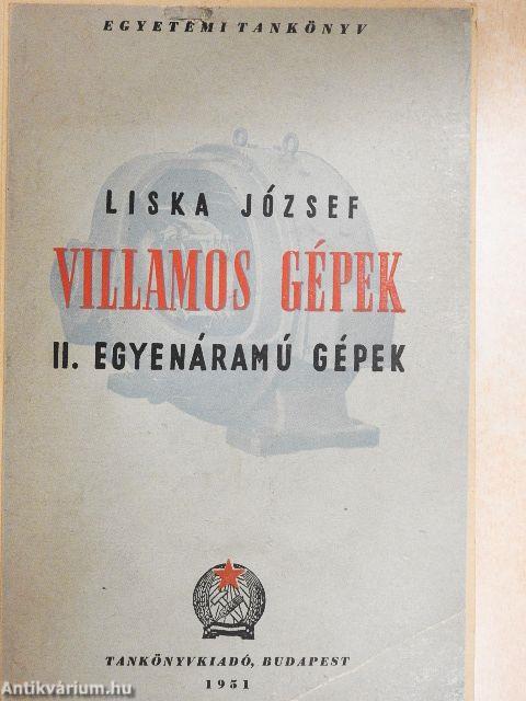 Villamos gépek II. 