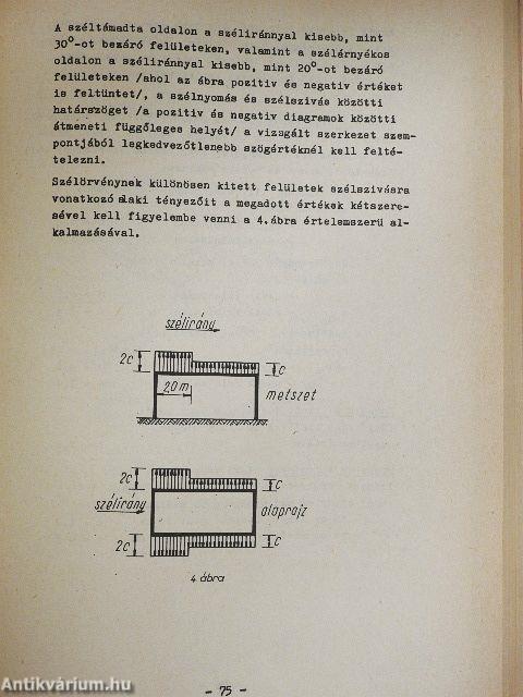 Előírások és táblázatok vasbeton szerkezetek tervezéséhez