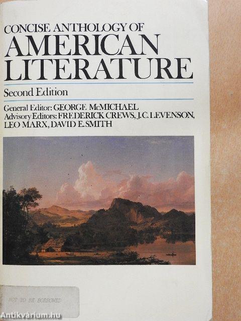 Concise anthology of american literature