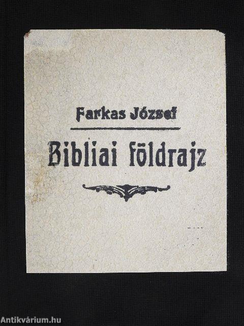 Bibliai földrajz