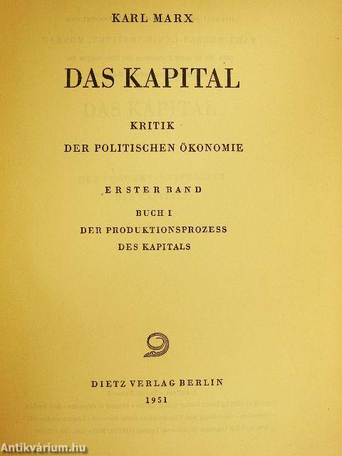 Das Kapital I-III.