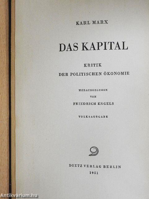 Das Kapital I-III.