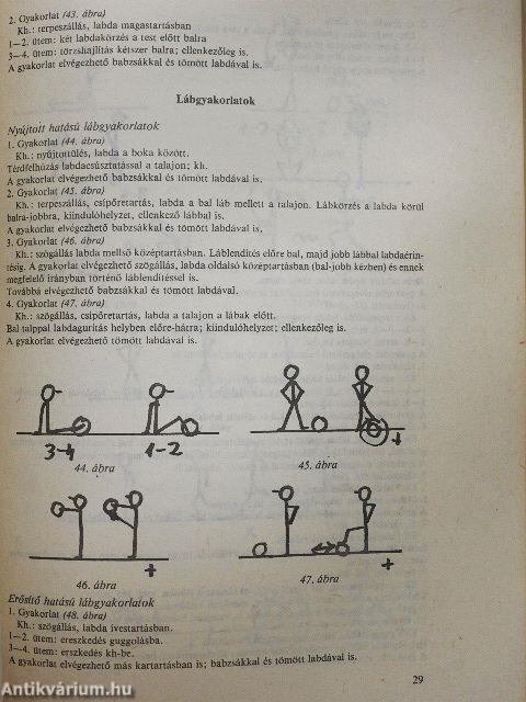 Gimnasztikai gyakorlatok az óvodában