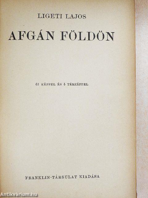 Afgán földön