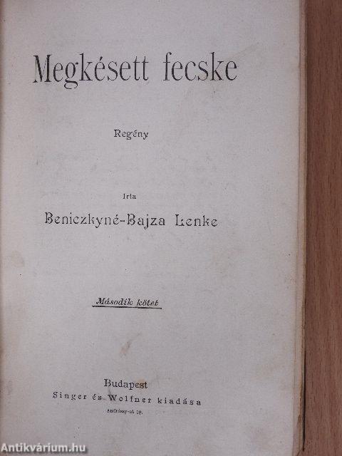 Megkésett fecske I-II./A titok