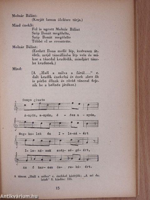 Balladamondó könyv