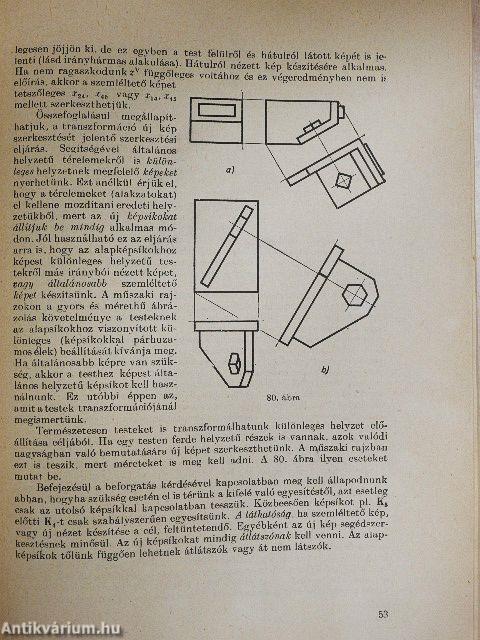 Ábrázoló geometria műszaki rajz