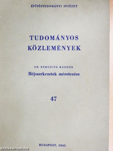 Tudományos Közlemények 47.