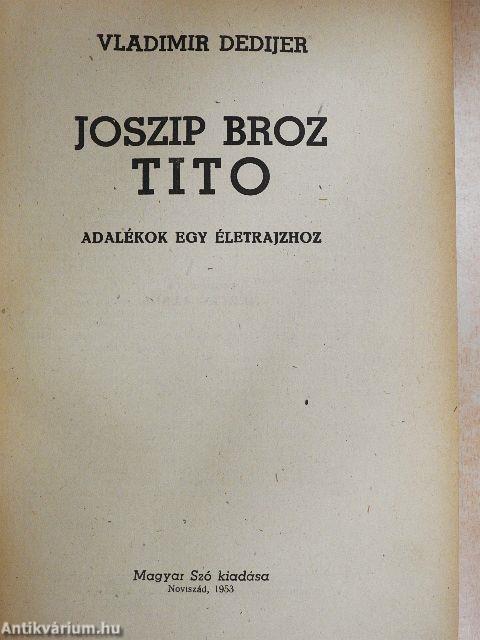 Joszip Broz Tito