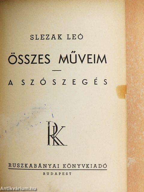 Összes műveim/A szószegés