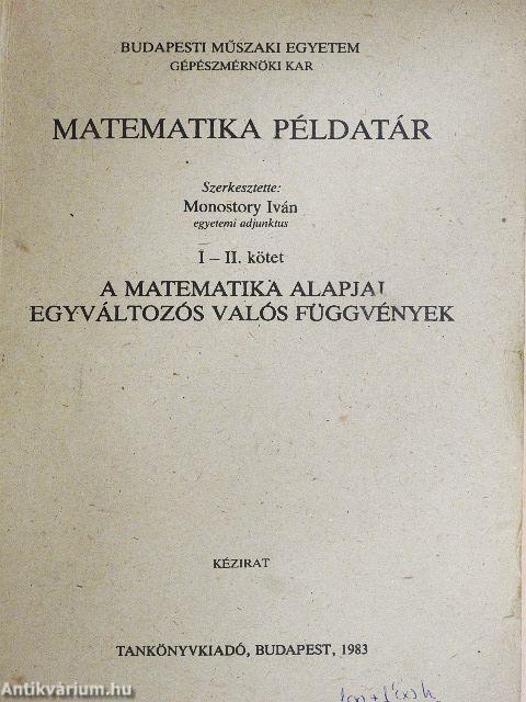 Matematika példatár I-II.