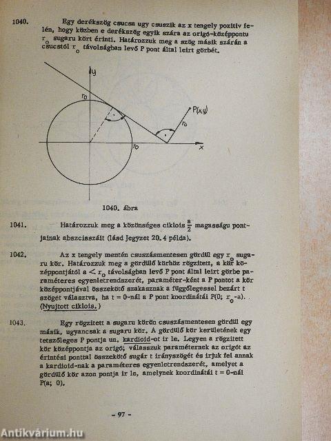 Matematika példatár I-II.
