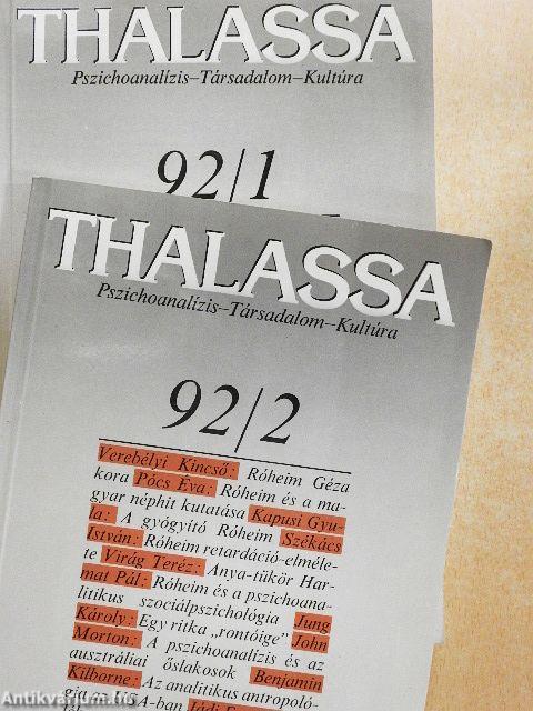 Thalassa 1992/1-2.