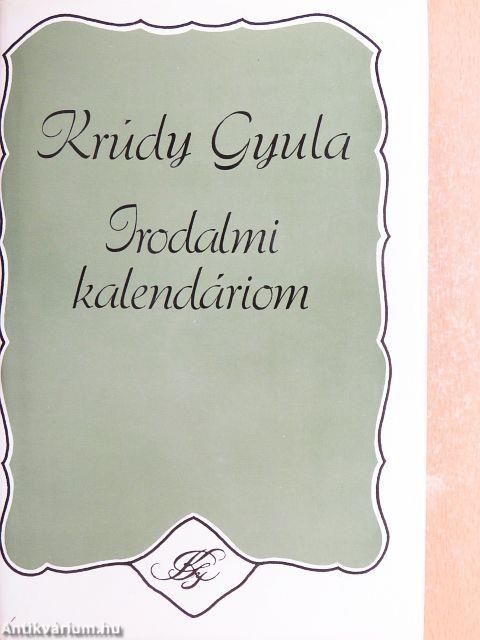 Irodalmi kalendáriom