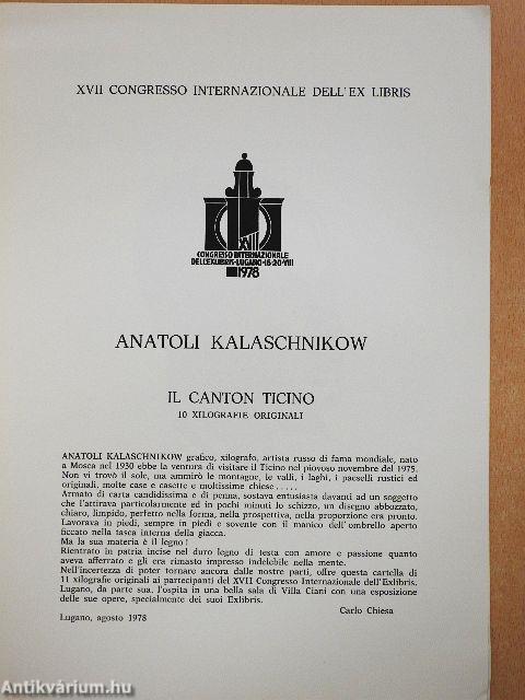 Anatoli Kalaschnikow - Il Canton Ticino