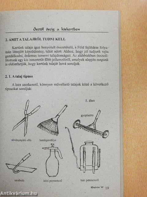 Ősztől őszig a kiskertben