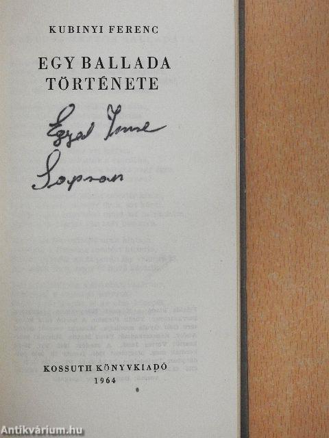 Egy ballada története