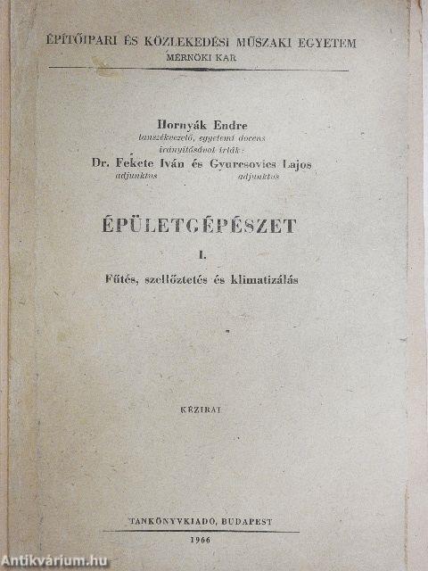 Épületgépészet I.