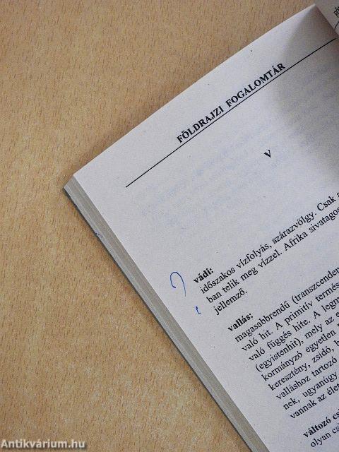 Földrajzi fogalomtár