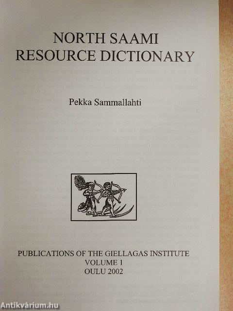 North Saami Resource Dictionary