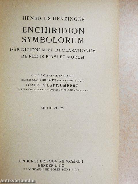 Enchiridion symbolorum