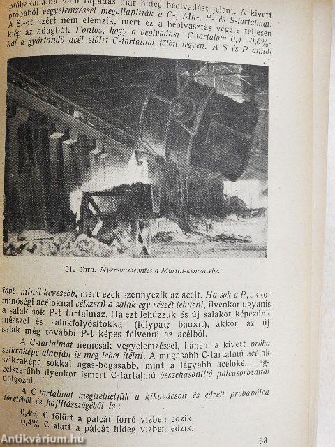 Kohóipari anyag- és gyártásismeret I.