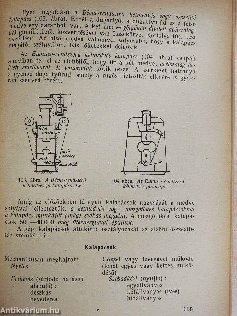 Kohóipari anyag- és gyártásismeret I.