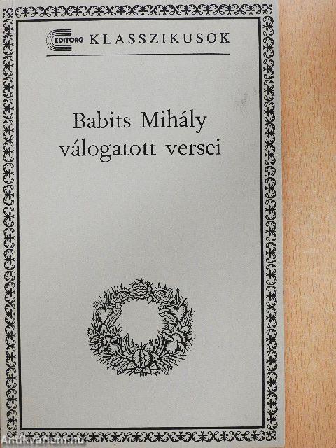 Babits Mihály válogatott versei