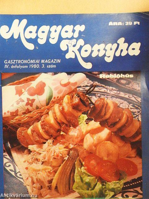 Magyar konyha 1980, 1981, 1983-1985, 1987-1989, 1991, 1993, 1996, 1997, 2002-2005, 2007-2009, 2011-2014 (vegyes számok) (41db)