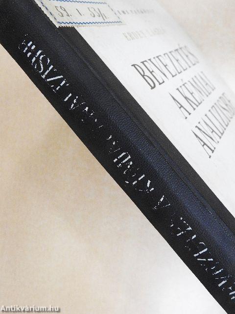 Bevezetés a kémiai analízisbe I-II.