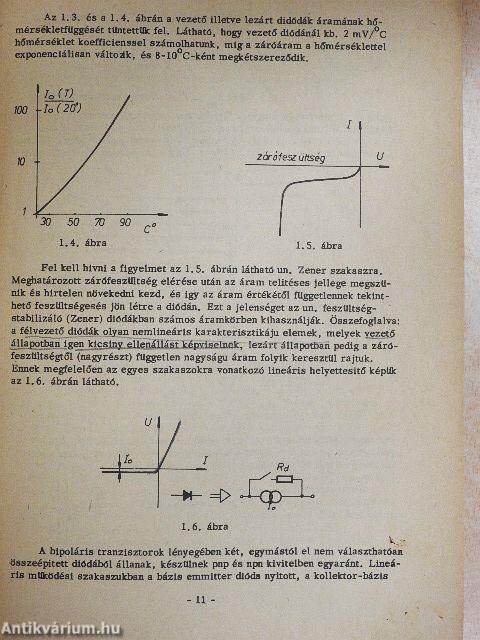Tranzisztorok és integrált áramkörök alkalmazása