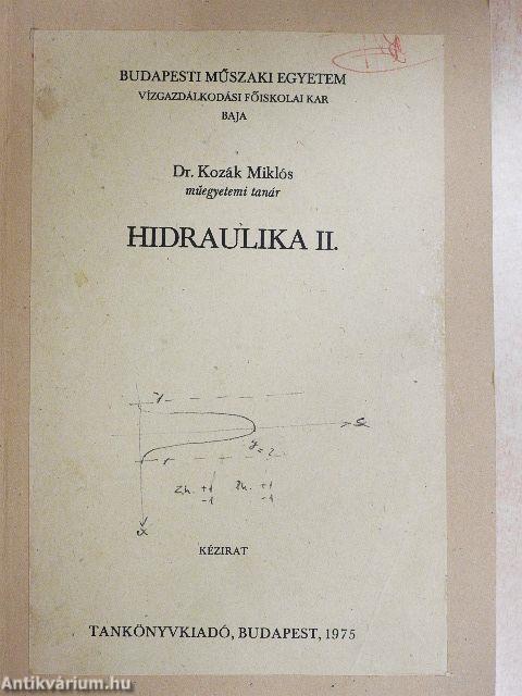 Hidraulika II.