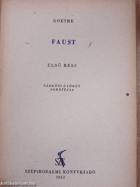 Faust I.